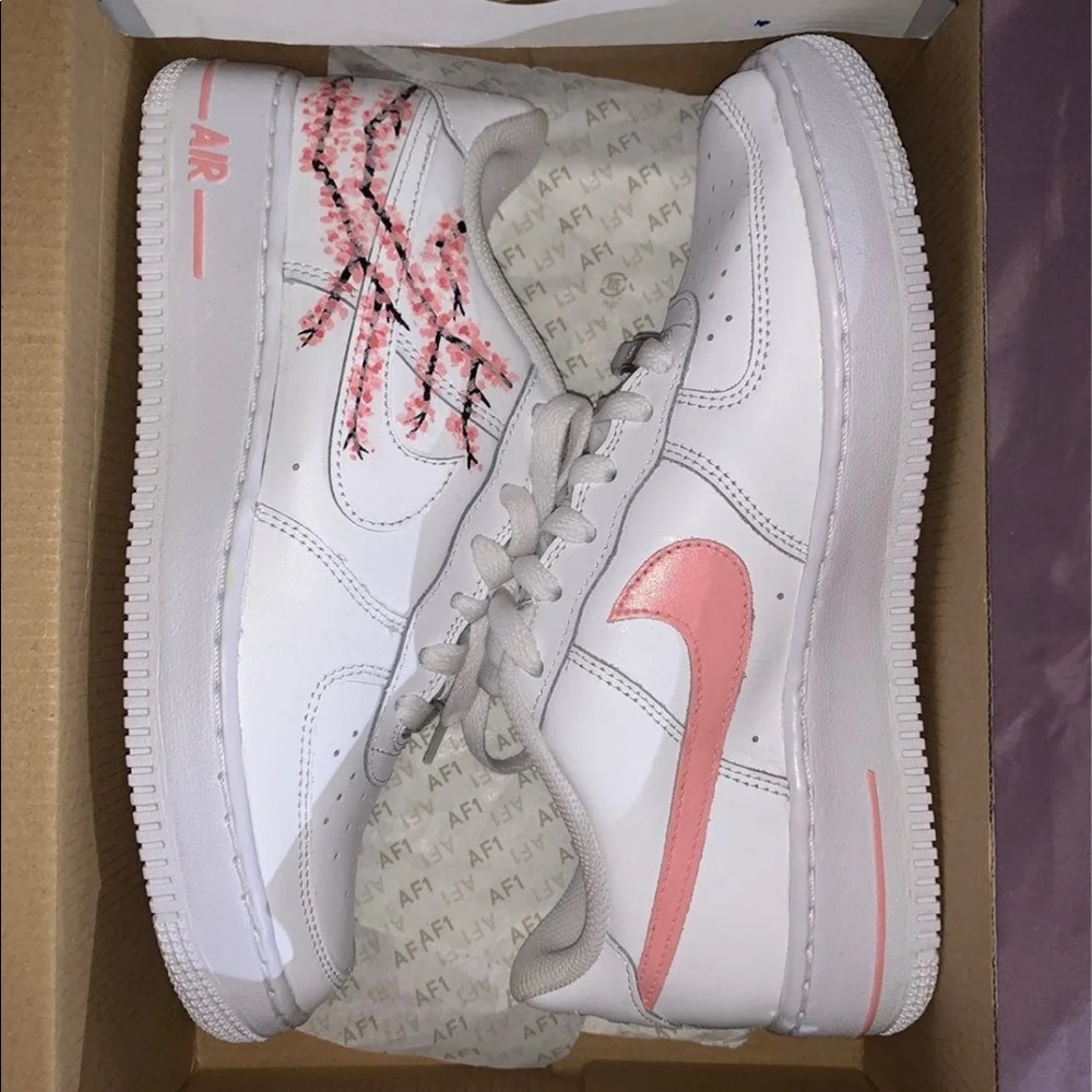 Nike Custom AF1 Shoes 6Y/7.5 Women's